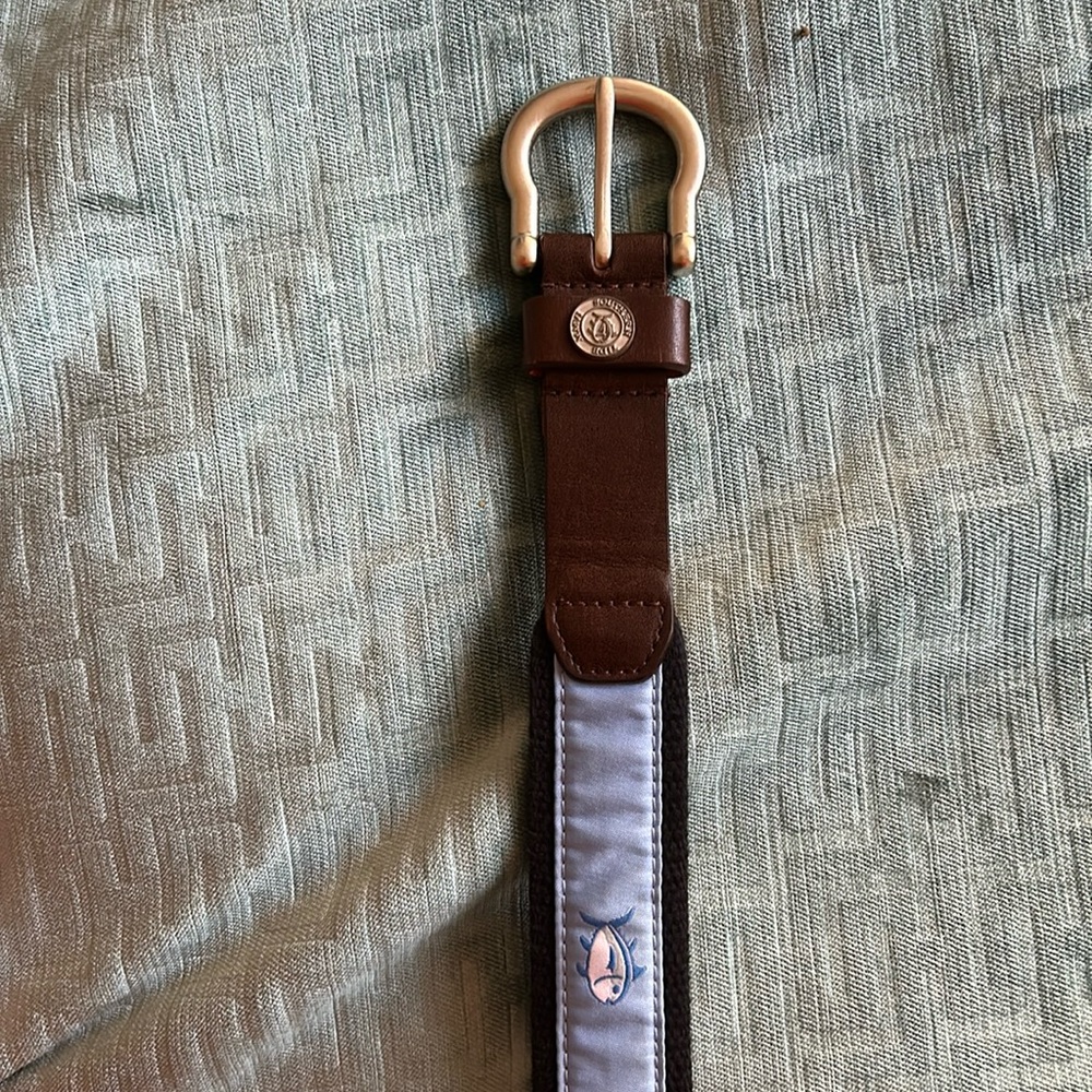 Light Blue Southern Tide Belt